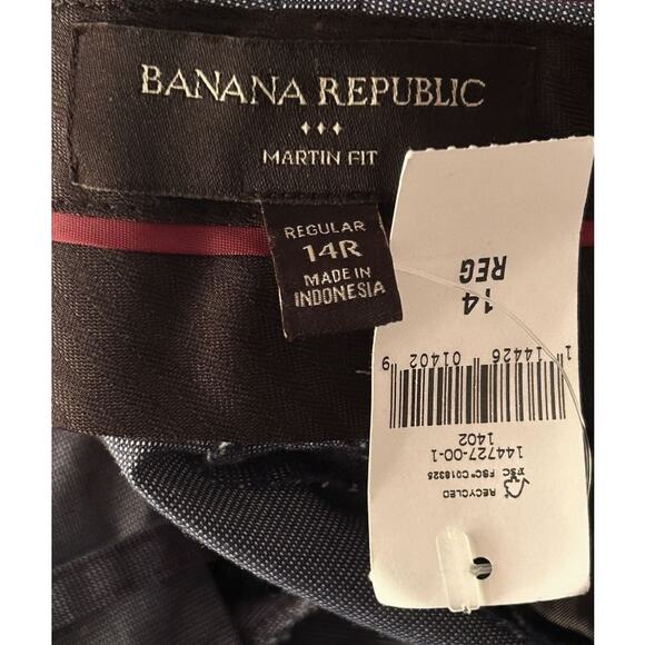 NWT Banana Republic Martin Fit Gray Skinny Dress Pants Women's 14R (36X30) - Picture 7 of 8